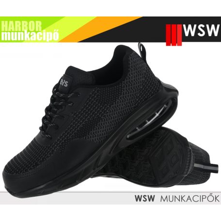 WSW HARBOR BLACK SB technikai fémbetétes munkacipő - munkabakancs