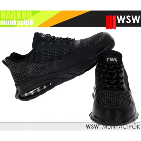 WSW HARBOR BLACK SB technikai fémbetétes munkacipő - munkabakancs