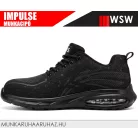 WSW IMPULSE BLACK SB technikai fémbetétes légtalpas munkacipő - munkabakancs
