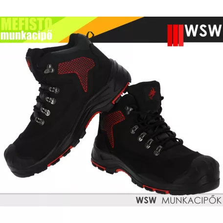 WSW MEFISTO BLACK S3L technikai fémmentes prémium munkacipő - munkabakancs