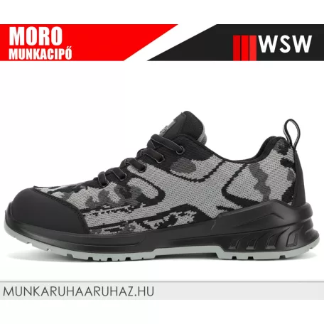 WSW MORO GREY SB technikai fémbetétes munkacipő - munkabakancs