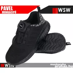   WSW PAVEL BLACK S1P technikai fémbetétes munkabakancs - munkacipő