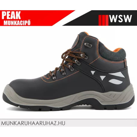 WSW PEAK S3 technikai fémbetétes munkacipő - munkabakancs