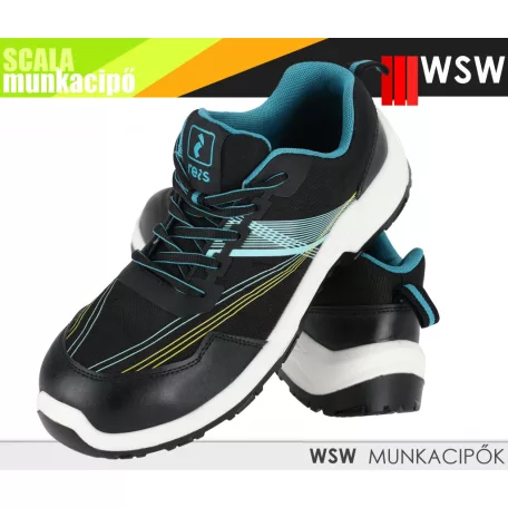 WSW SCALA BLACKBLUE S1P technikai fémbetétes munkacipő - munkabakancs