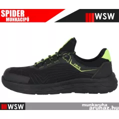   WSW SPIDER BLACK S1P technikai fémbetétes munkabakancs - munkacipő