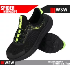   WSW SPIDER BLACK S1P technikai fémbetétes munkabakancs - munkacipő
