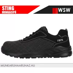   WSW STING BLACK S1PL technikai fémmentes munkacipő - munkabakancs