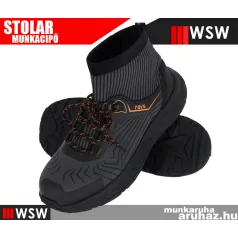   WSW STOLAR GREY S1P technikai fémbetétes zokniszárú munkabakancs - munkacipő