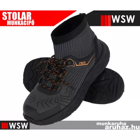 WSW STOLAR GREY S1P technikai fémbetétes zokniszárú munkabakancs - munkacipő