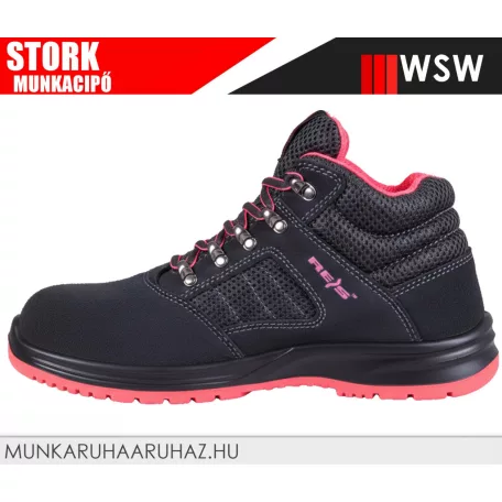 WSW STORK SB technikai fémbetétes női munkacipő - munkabakancs