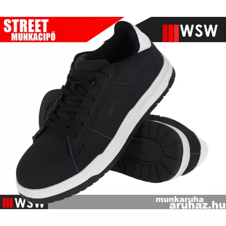 WSW STREET BLACK S1 technikai fémbetétes munkabakancs - munkacipő