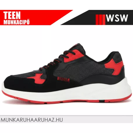 WSW TEEN RED S1 technikai fémbetétes munkacipő - munkabakancs