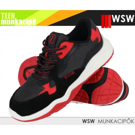 WSW TEEN RED S1 technikai fémbetétes munkacipő - munkabakancs