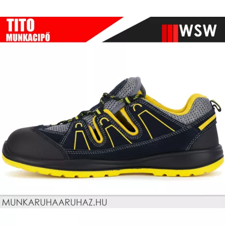 WSW TITO S1 technikai fémmentes munkacipő - munkaszandál