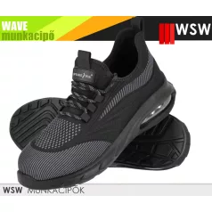   WSW WAVE BLACK S1PL technikai kompozit légtalpas munkacipő - munkabakancs