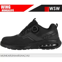   WSW WING S1PL BLACK technikai fémmentes önbefűzős munkacipő - munkabakancs