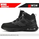 WSW WING S1PL BLACK technikai fémmentes önbefűzős munkacipő - munkabakancs