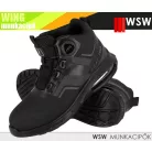 WSW WING S1PL BLACK technikai fémmentes önbefűzős munkacipő - munkabakancs