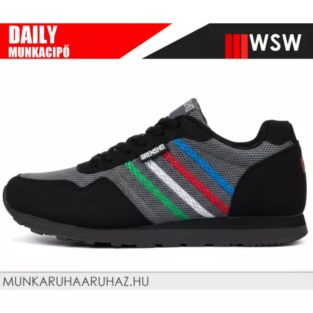 WSW DAILY GREY technikai munkacipő - utcai cipő