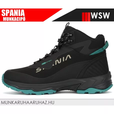 WSW SPANIA BLACK technikai munkacipő - utcai bakancs
