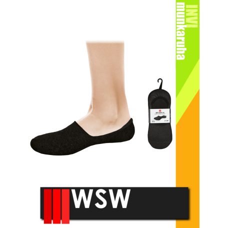WSW INVI BLACK férfi titokzokni 3 pár/csomag - alsóöltözet