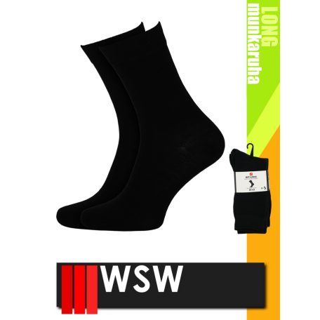 WSW LONG BLACK férfi bokazokni 5 pár/csomag - alsóöltözet