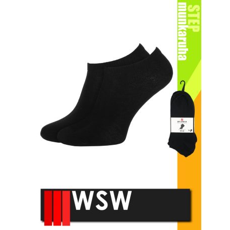 WSW STEP BLACK férfi titokzokni 3 pár/csomag - alsóöltözet