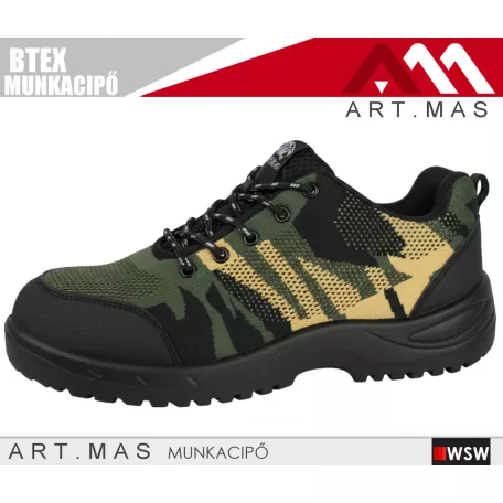 Artmas TEX CAMO SB technikai fémbetétes munkacipő - munkabakancs