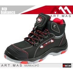   Artmas RED S1 technikai fémbetétes munkacipő - munkabakancs