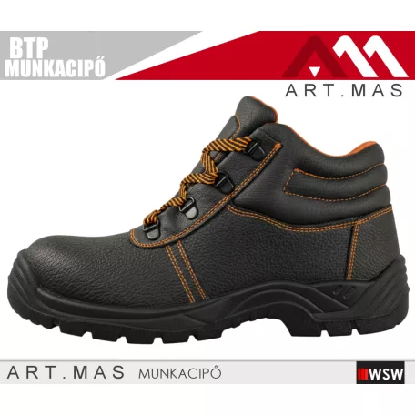 Artmas BTP BLACK S3 technikai fémbetétes munkacipő - munkabakancs