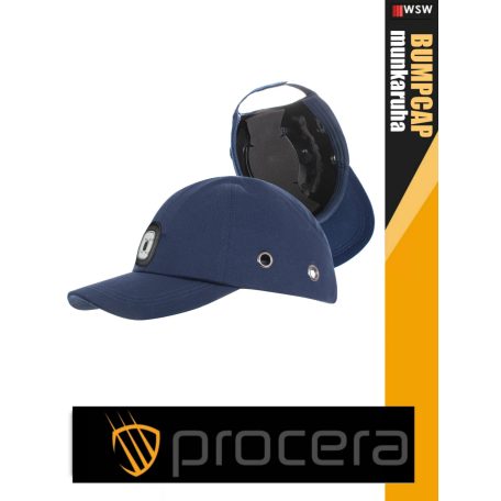 Procera BUMPCAP LED BLUE ütésbiztos munkavédelmi baseball sapka