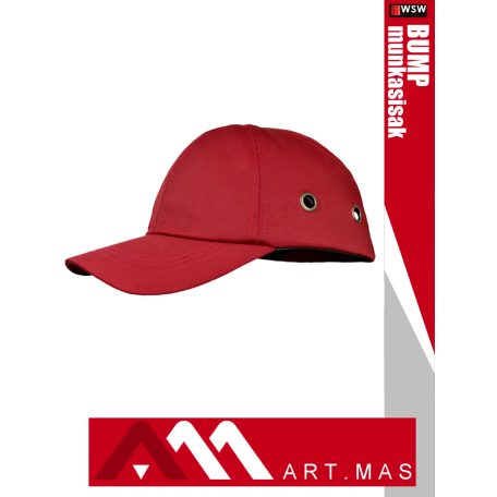 Artmas BUMPCAP RED ütésbiztos baseball sapka - védősisak