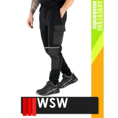 WSW ADVENTURE BLACK BUZON technikai stretch jogger deréknadrág - munkaruha