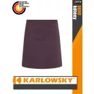 Karlowsky AUBERGINE BASIC kevertszálas 70X55 cm kötény - munkaruha