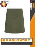   Karlowsky MOSSGREEN BASIC kevertszálas 70X55 cm kötény - munkaruha