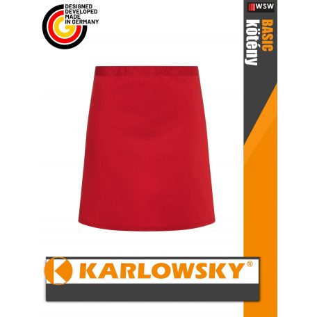 Karlowsky RED BASIC kevertszálas 70X55 cm kötény - munkaruha