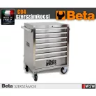 Beta 7 fiókos szerszámkocsi nemes acélból - szerszám