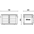 5 fiókos Beta 5 fiókos szerszámláda - szerszám