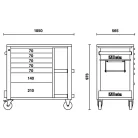 Beta 7 fiókos szerszámkocsi - szerszám