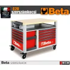 Beta SUPER TANK 10 fiókos szerszámkocsi munkalappal - szerszám
