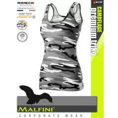   Malfini CAMOFLAGE GREY női prémium pamut trikó - munkaruha