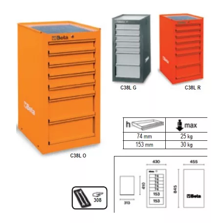 7 fiókos szerszámszekrény_C38L