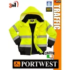 Portwest TRAFFIC jólláthatósági bomber kabát - 3in1