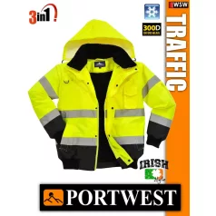 Portwest TRAFFIC jólláthatósági bomber kabát - 3in1