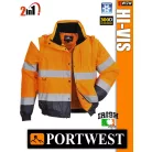 Portwest HI-VIS jólláthatósági bélelt kabát - 2in1