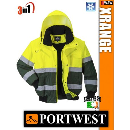 Portwest XRANGE jólláthatósági bélelt kabát - 3in1