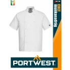 Portwest HORECA WHITE CUMBRIA rövidujjú séfkabát - munkaruha