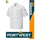 Portwest HORECA WHITE KENT rövidujjú séfkabát - munkaruha