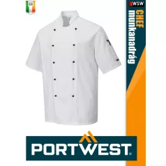   Portwest HORECA WHITE KENT rövidujjú séfkabát - munkaruha