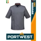 Portwest HORECA GREY MESHAIR rövidujjú séfkabát - munkaruha
